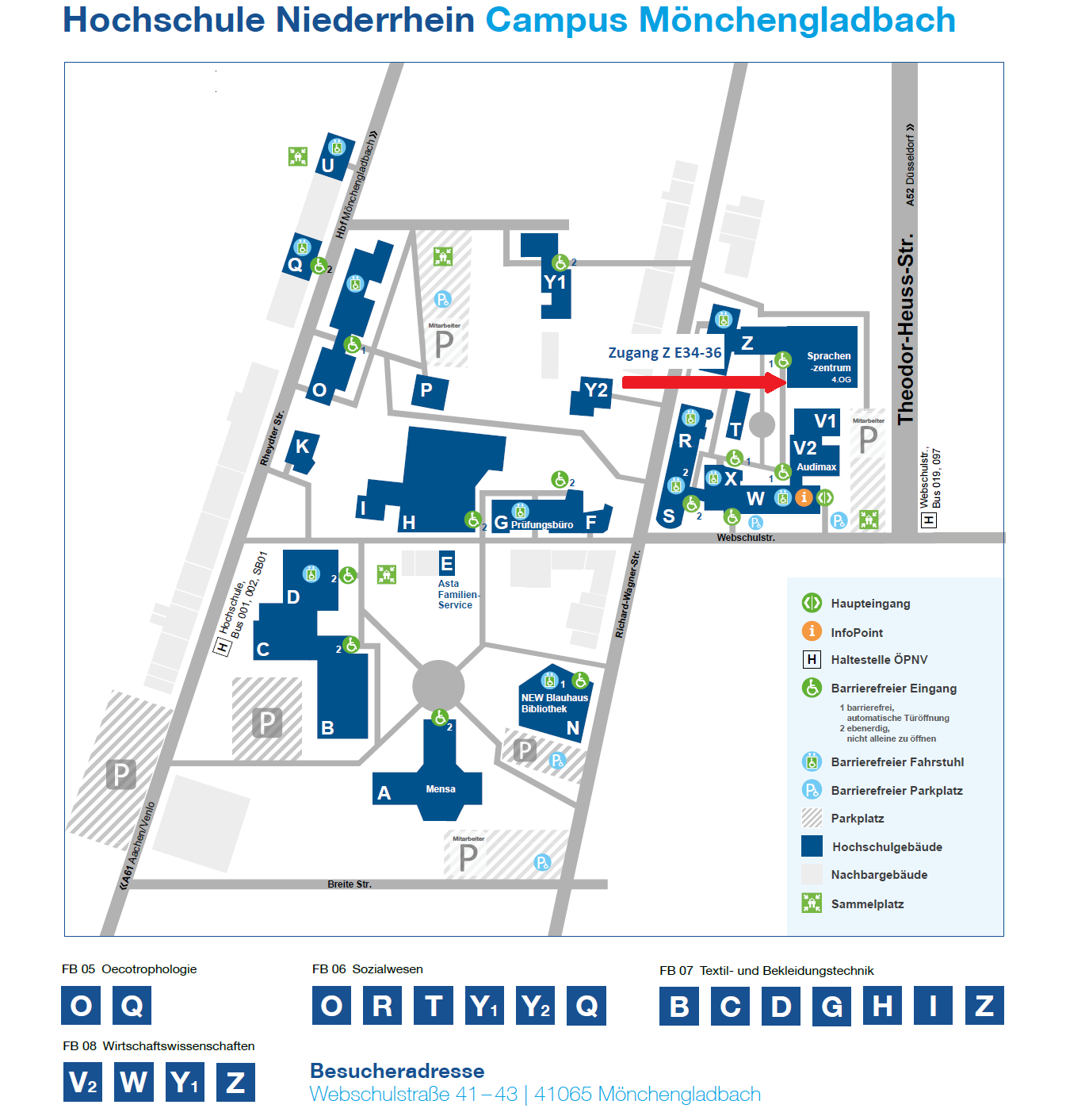 LUNCH & CONNECT Lageplan
